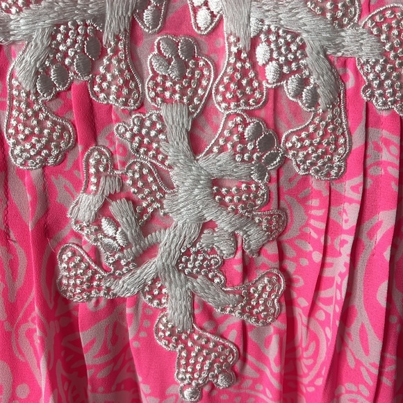 NWOT Lilly Pulitzer Marilina Tunic Top in Havana Pink Clawdia, Size Large. - Picture 6 of 12